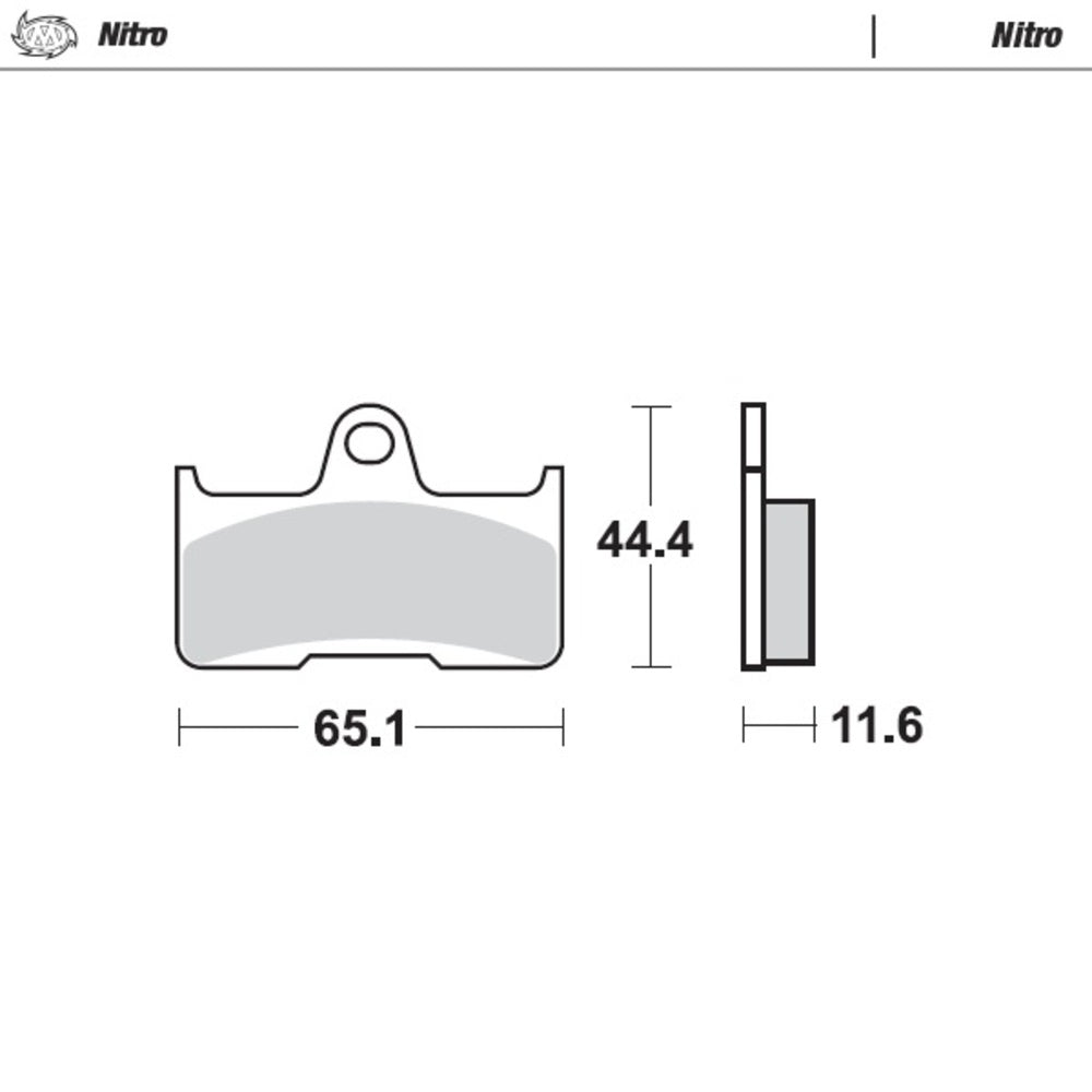 Moto-Master Nitro Sintered Brake Pad (FD0388)