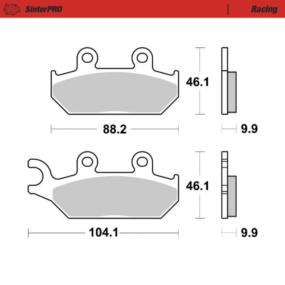 Moto-Master SinterPRO Racing Brake Pad ATV/UTV