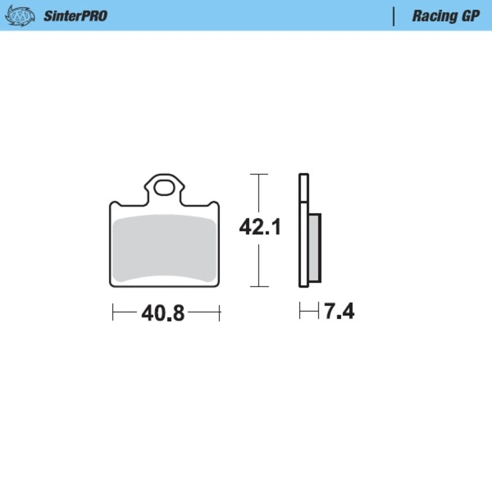 Moto-Master SinterPRO Racing GP Brake Pad (FD0464)