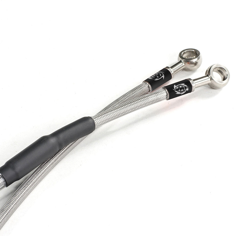 Moto-Master Brake Line - Braided Rear - Yamaha: YZ125 1989