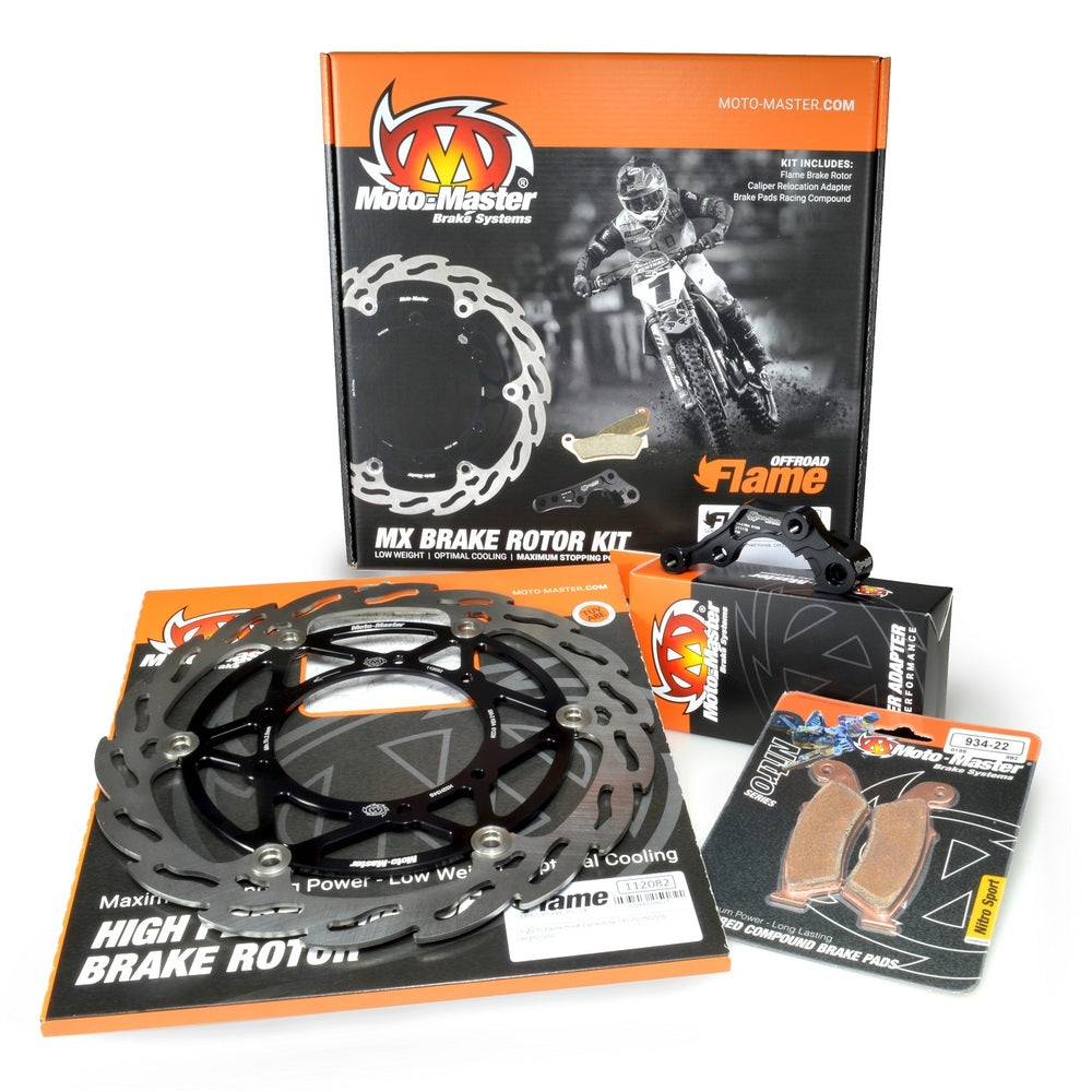 Moto-Master Flame Oversize Brake Kit Floating Front 270mm - Yamaha