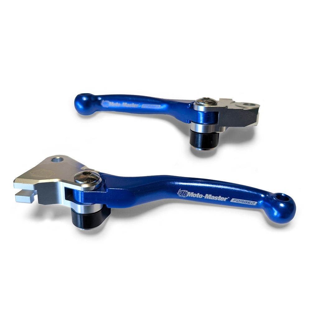 Moto-Master Pivot MX Forged Blue Lever Set - Yamaha