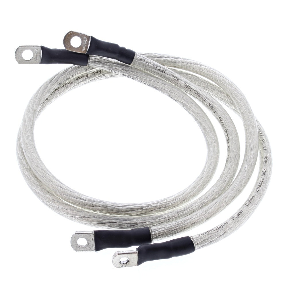 All Balls Clear Battery Cable Kit 89-92