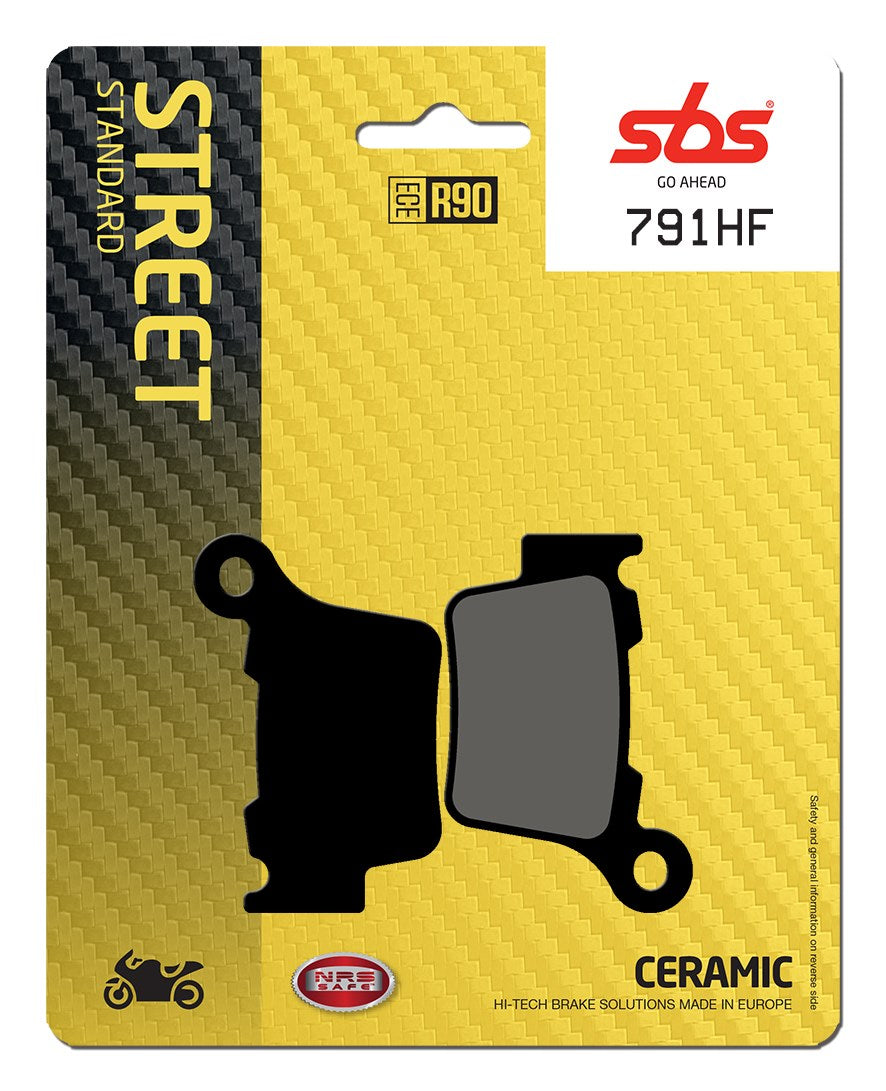 SBS FRICTION - Ceramic Front / Rear Brake Pads - 791HF-