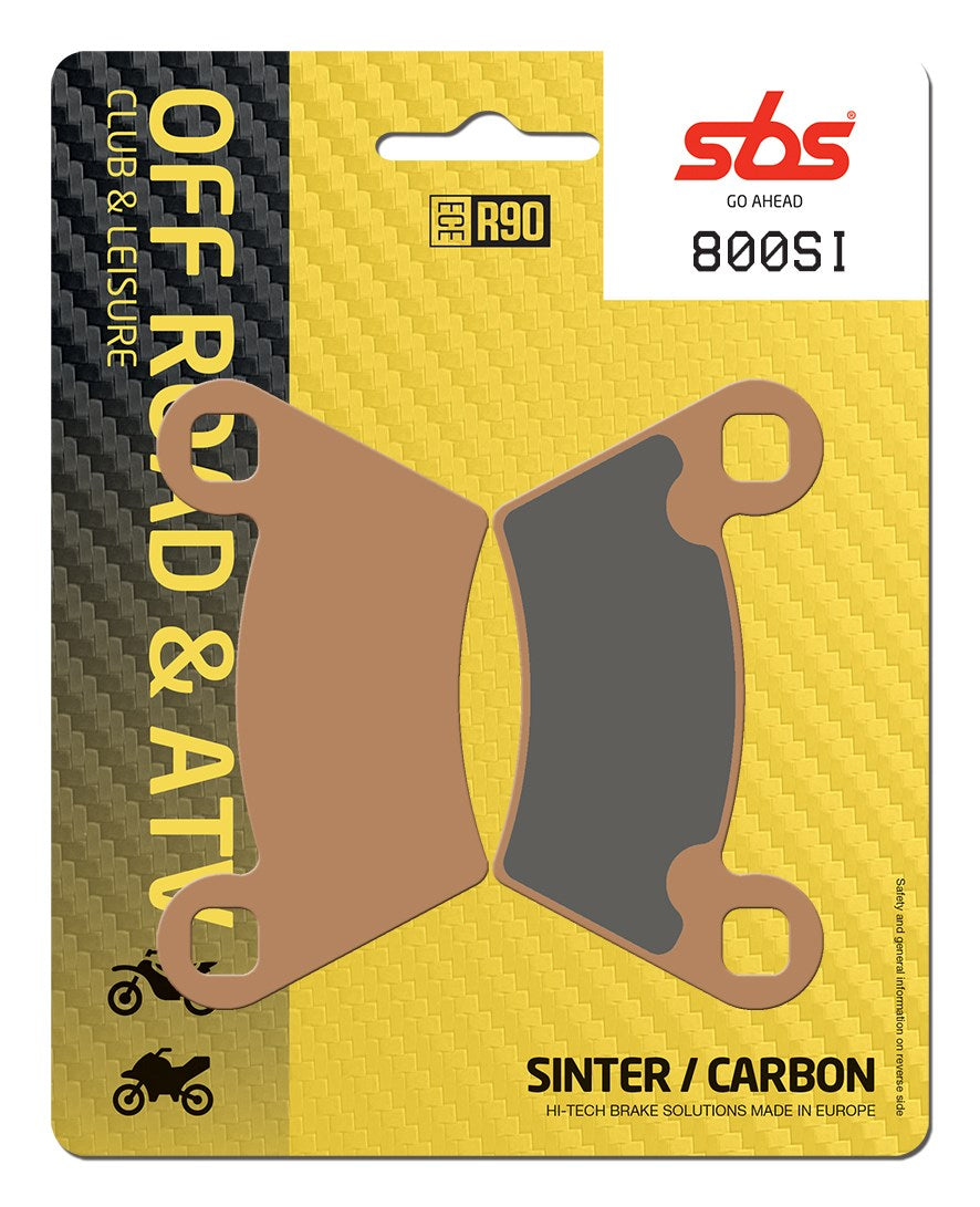 SBS FRICTION - Sinter Front / Rear Off Road Brake Pads - 800SI-