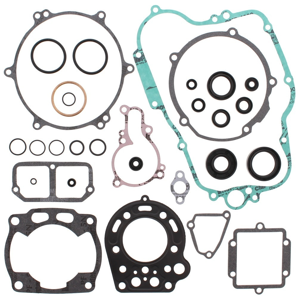 Vertex Complete Gasket Set with Oil Seals - Kawasaki KX125 90-91