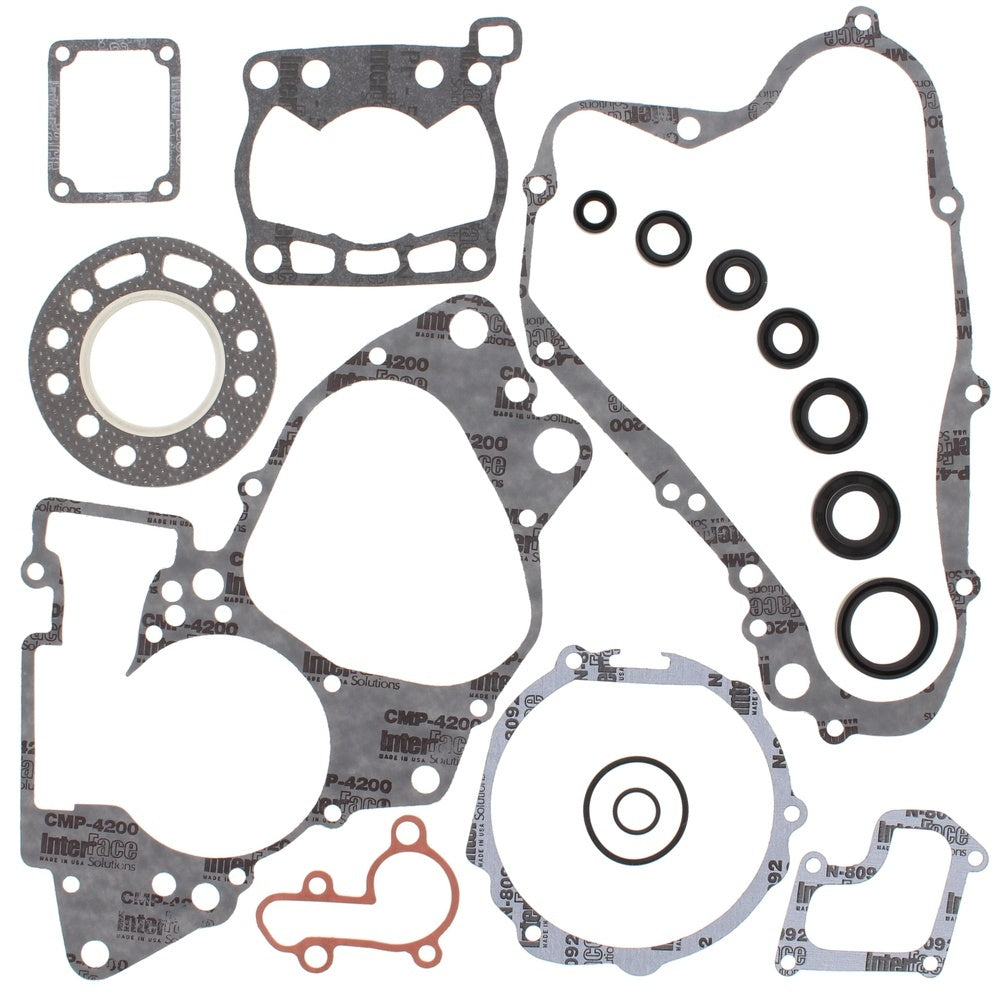 Vertex Complete Gasket Set with Oil Seals - Suzuki RM80 90