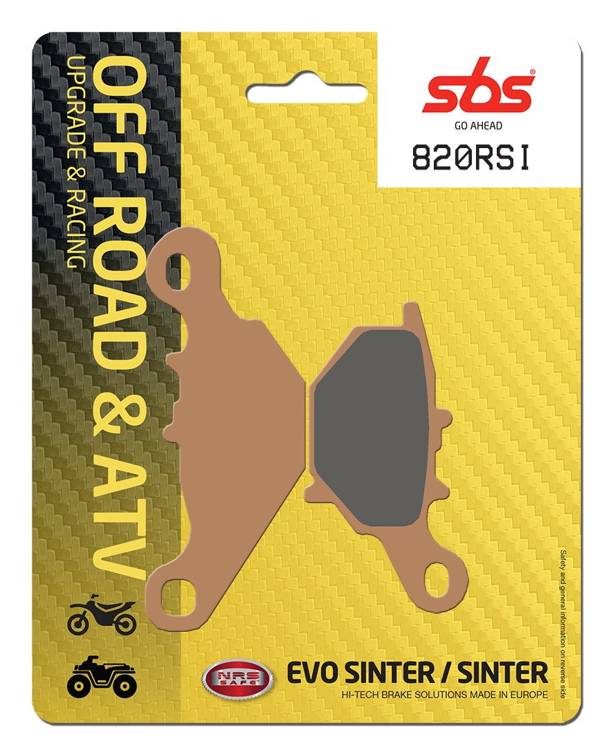 SBS FRICTION - Racing Sinter Off Road Rear Brake Pads - 820RSI-