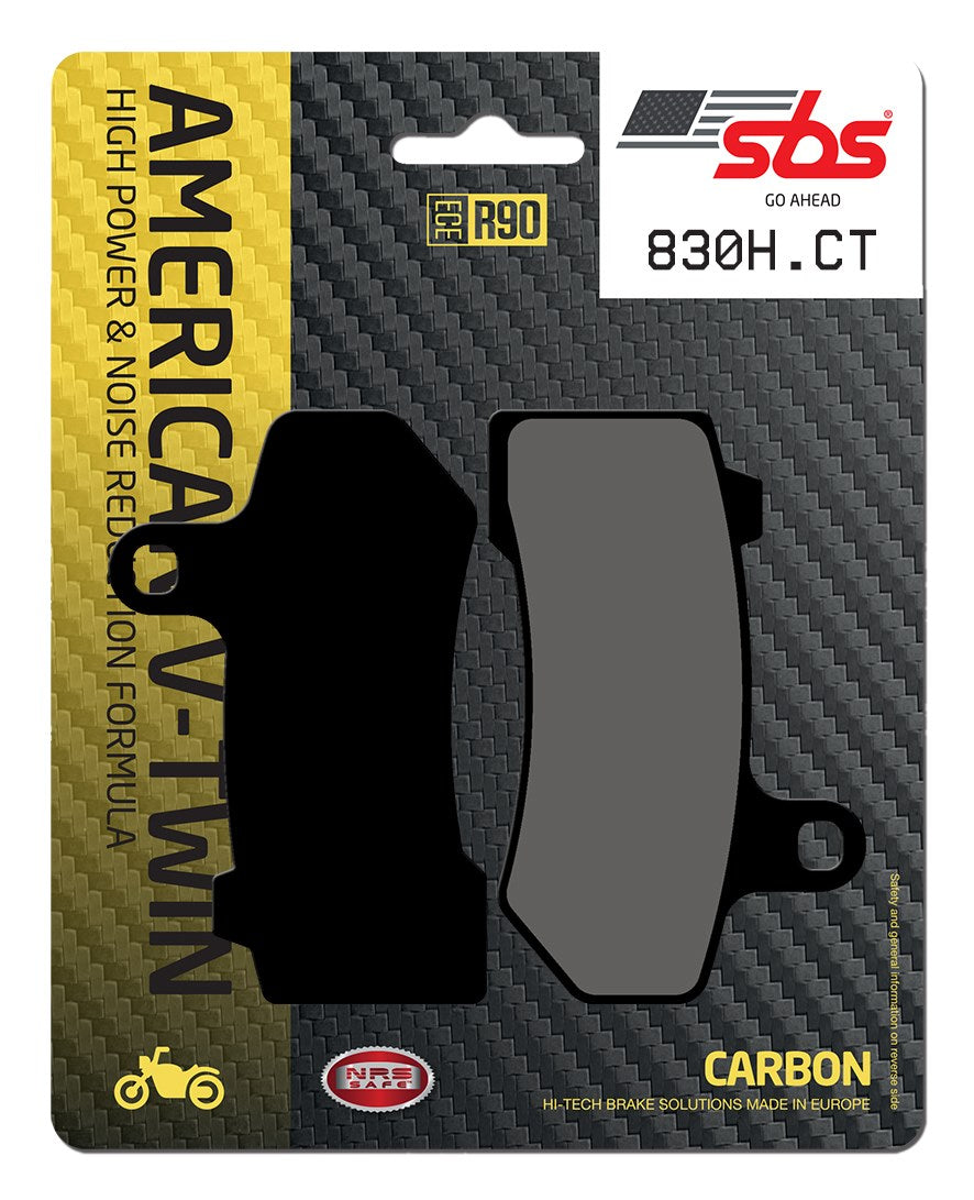 SBS FRICTION - Carbon Tech Front / Rear H-D Brake Pads - 830H.CT-
