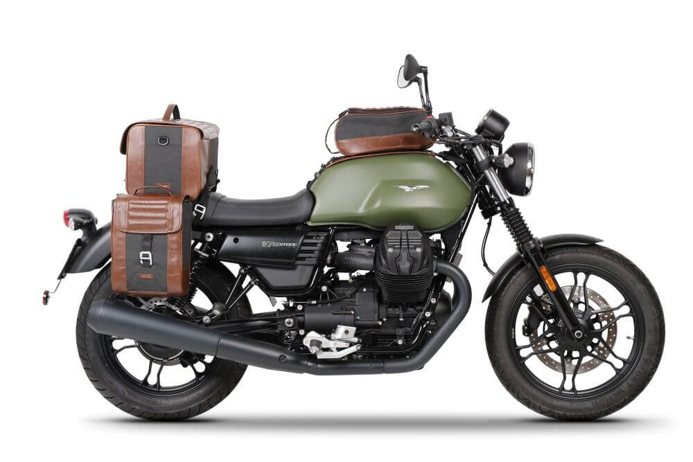 SR RETRO SIDE BAG FITTING - MOTO GUZZI V7 821