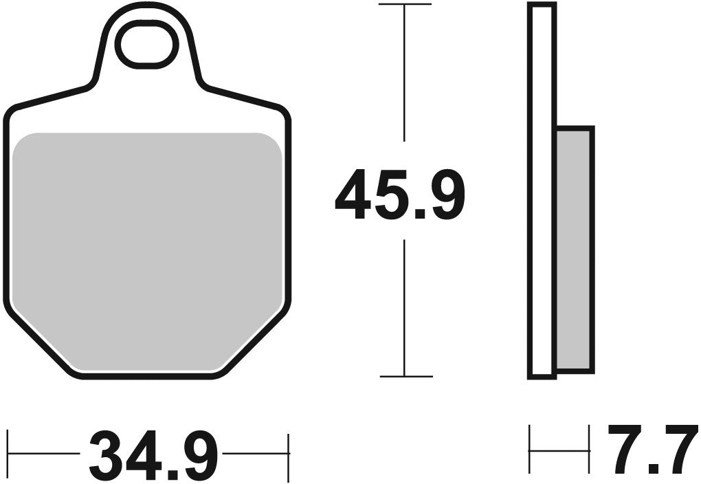 SBS FRICTION - Sinter Front Brake Pads - 843HS-