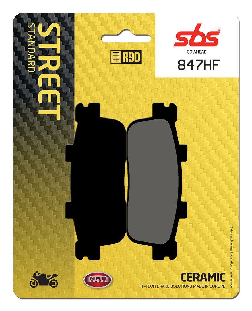 SBS FRICTION - Ceramic Rear Brake Pads (SBS 201) - 847HF-