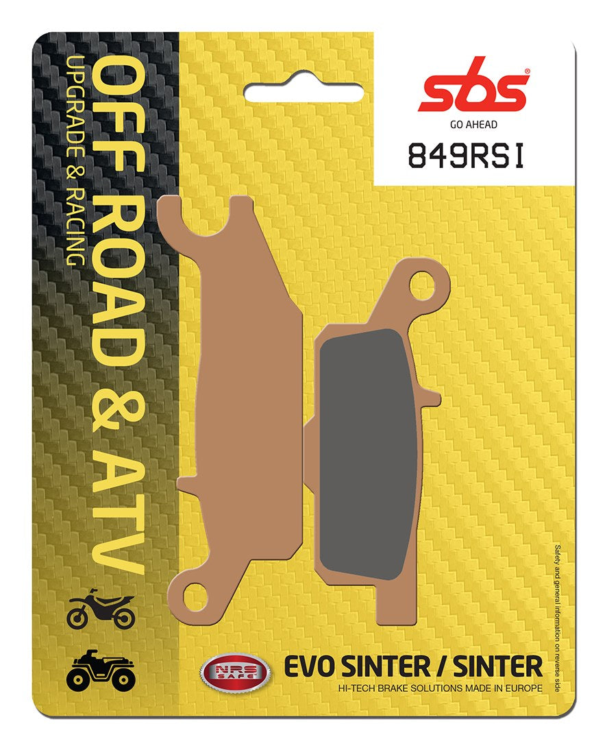 SBS FRICTION - Racing Sinter Off Road Front Brake Pads - 849RSI-