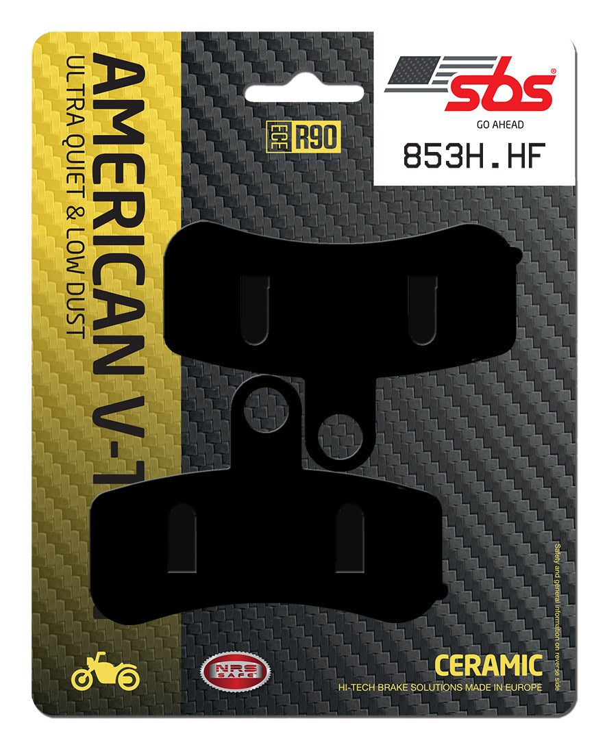 SBS FRICTION - Ceramic Front H-D Brake Pads - 853H.HF-