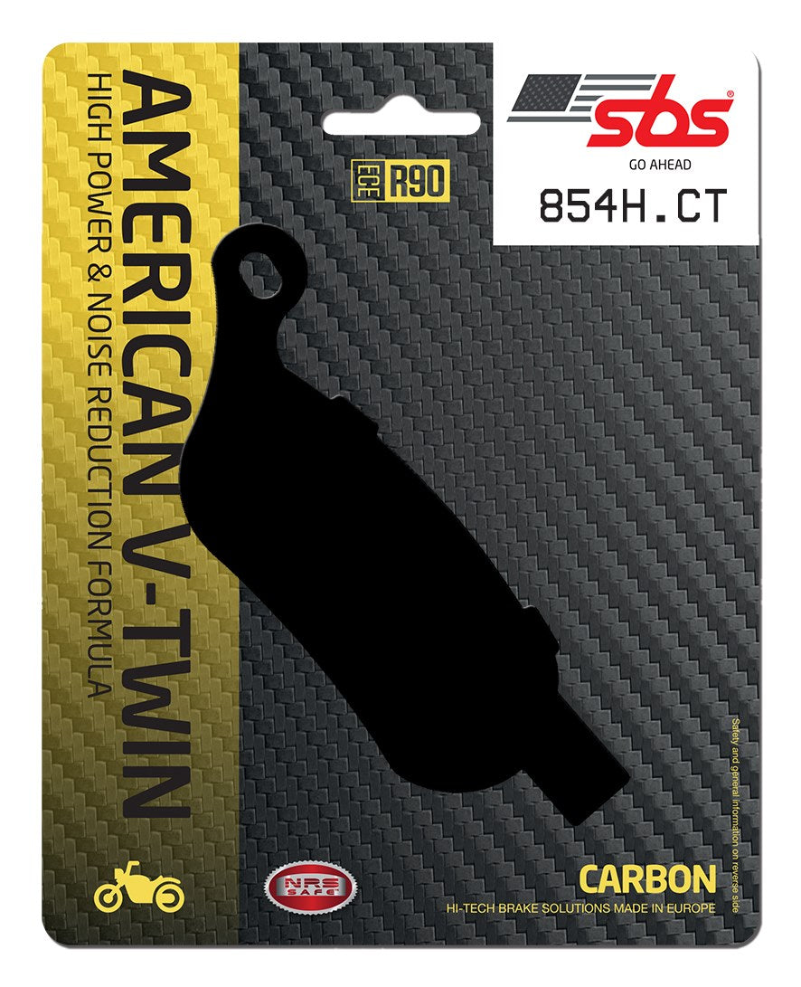 SBS FRICTION - Carbon Tech Rear H-D Brake Pads - 854H.CT-