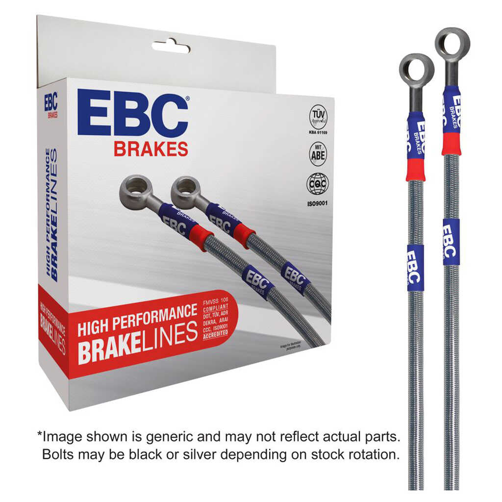 EBC Front Brake Line Kit - Suits Kawasaki Ninja 300 '13-'15 - BLM4182-1F