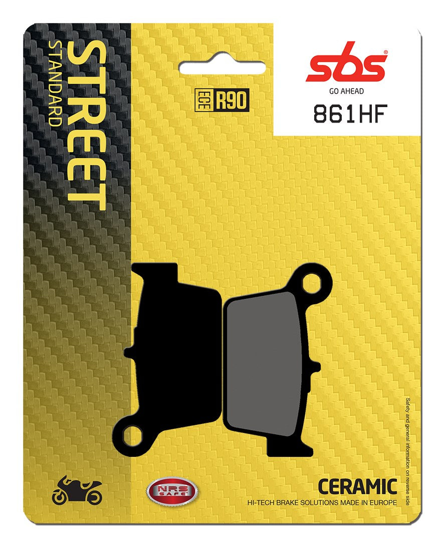 SBS FRICTION - Ceramic Rear Brake Pads (SBS 199) - 861HF-