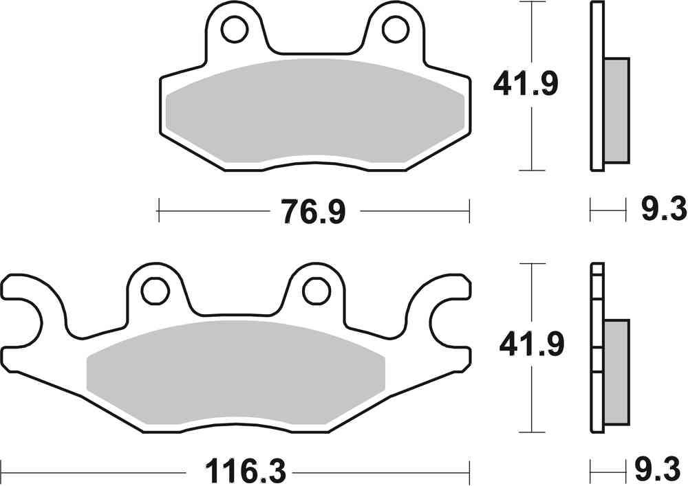 SBS FRICTION - Sinter Off Road Front Brake Pads (SBS 210) - 878SI-