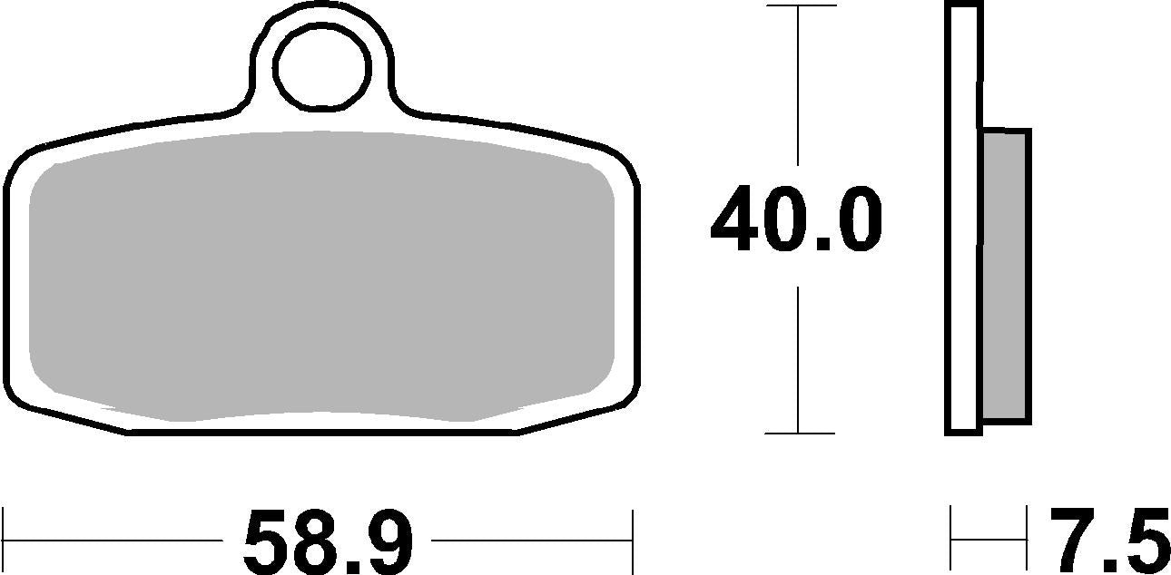 SBS FRICTION - Road Sport & Track Sinter Front Brake Pads - 885RST-