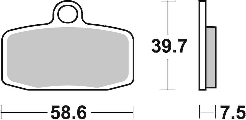 SBS FRICTION - Sinter Off Road Front Brake Pads - 885SI-