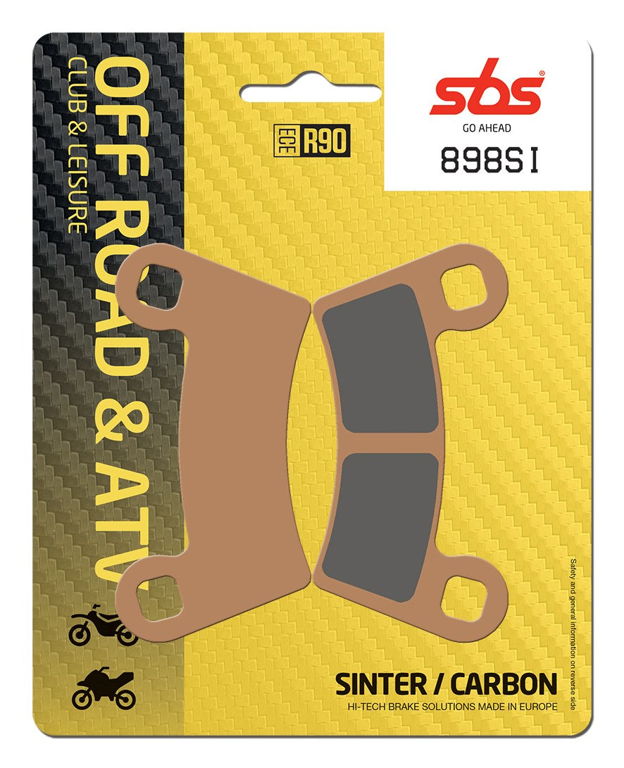 SBS FRICTION - Sinter Front / Rear Off Road Brake Pads - 898SI-