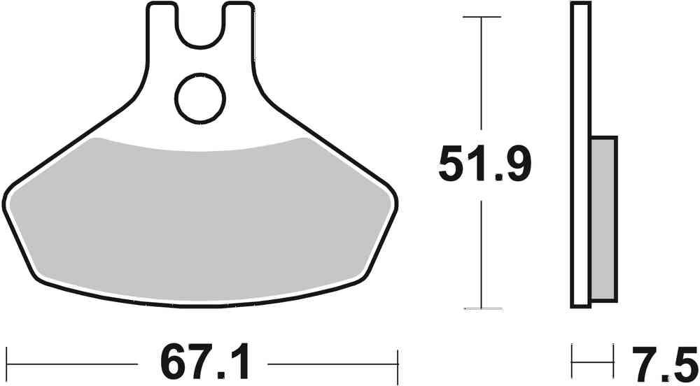 SBS FRICTION - Sinter Off Road Front Brake Pads - 907SI-