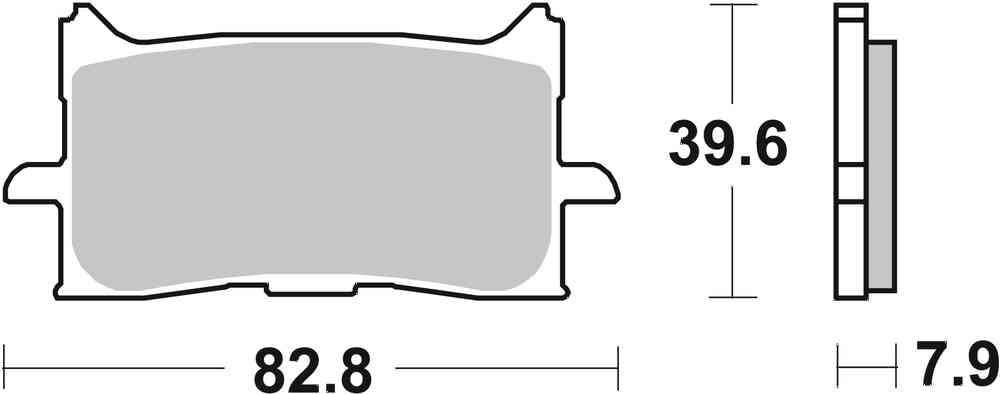 SBS FRICTION - Sinter Front Brake Pads - 940HS-