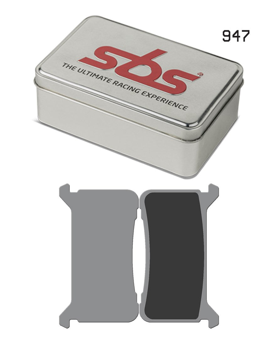 SBS FRICTION - Dual Sinter Front Racing Brake Pads - Moto2, 3 & WSBK SPEC - 947DS2-