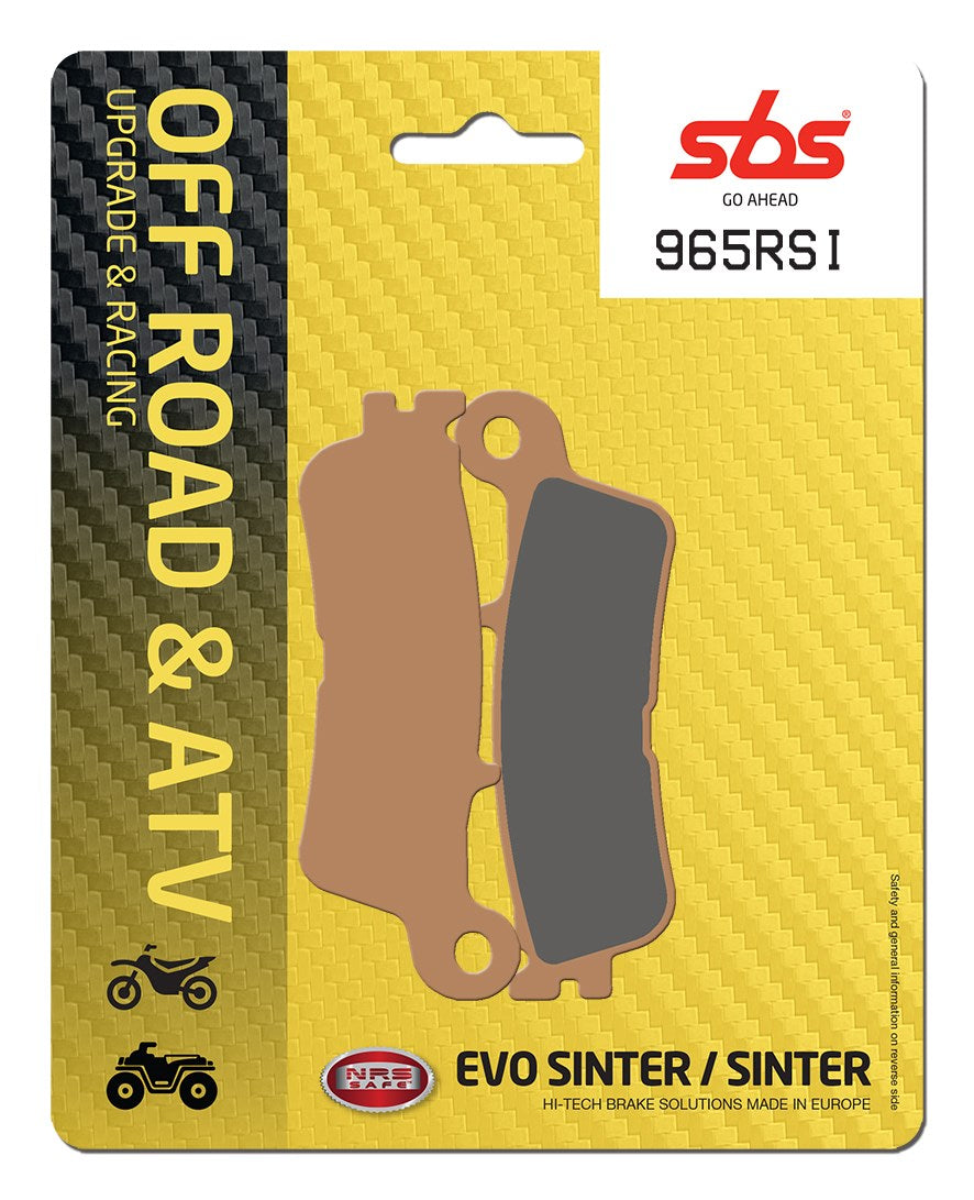 SBS FRICTION - Racing Sinter Off Road Front Brake Pads - 965RSI-