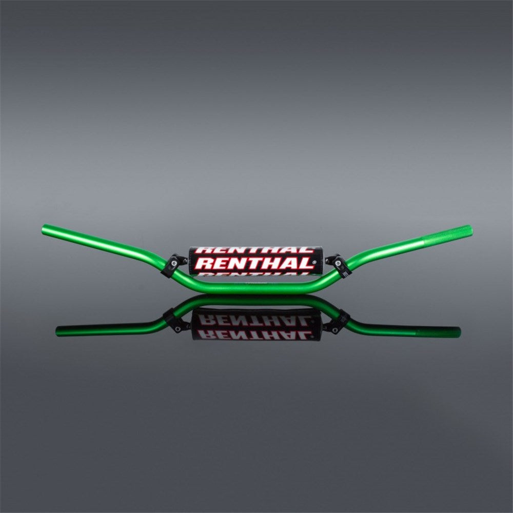 RENTHAL 7/8 H/BAR RC/O.E HONDA + KAWASAKI GRN W/BAR PAD (971-08-GN-01-185)