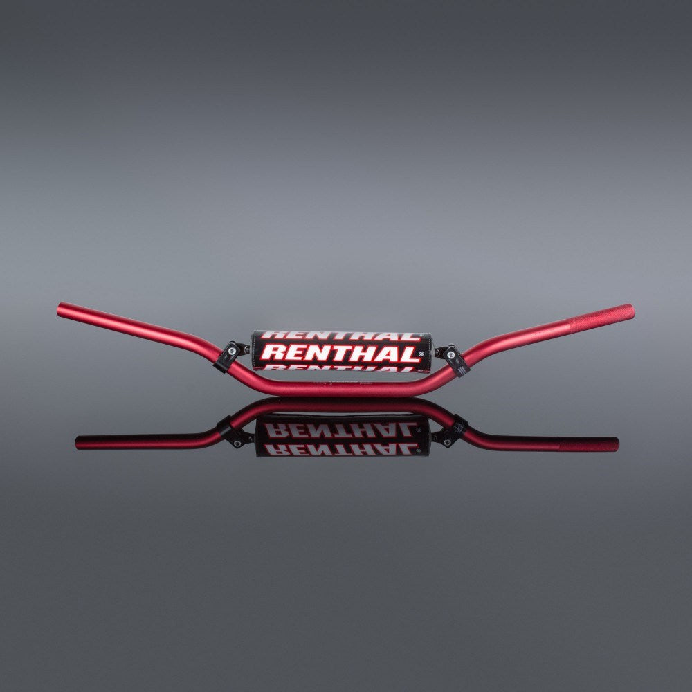 RENTHAL 7/8 H/BAR RC/O.E HONDA + KAWASAKI RED W/BAR PAD (971-08-RD-01-185)
