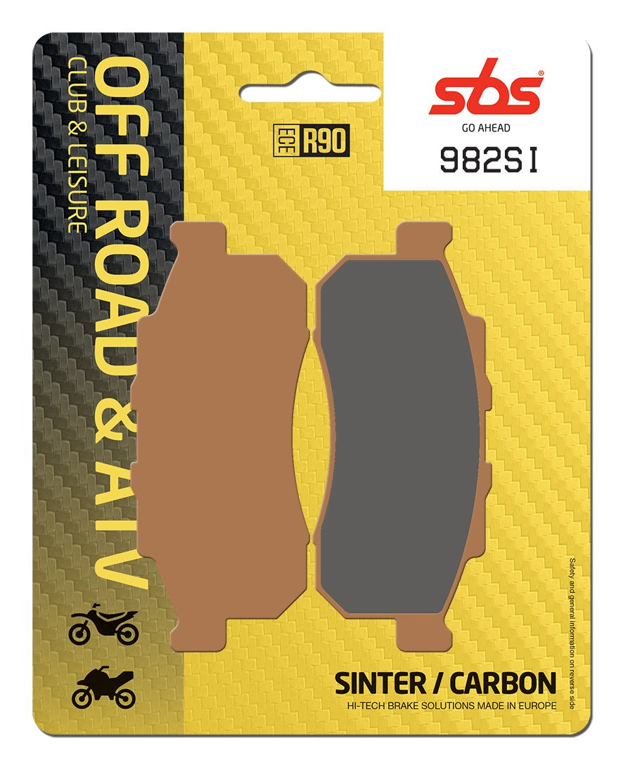 SBS FRICTION - Sinter Off Road Front Brake Pads - 982SI-