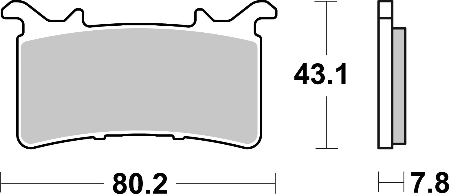 SBS FRICTION - Road Sport & Track Sinter Front Brake Pads - 985RST-