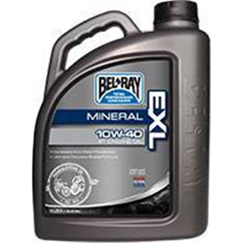 BELRAY EXL MINERAL 4T ENG OIL 10W-40 4 LITRE (4 TO A BOX - 301838150185)