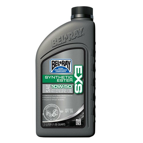 BELRAY EXS SYNTHETIC 4T ENG OIL 10W-50 1 LITRE (12 TO A BOX - 301840150160)