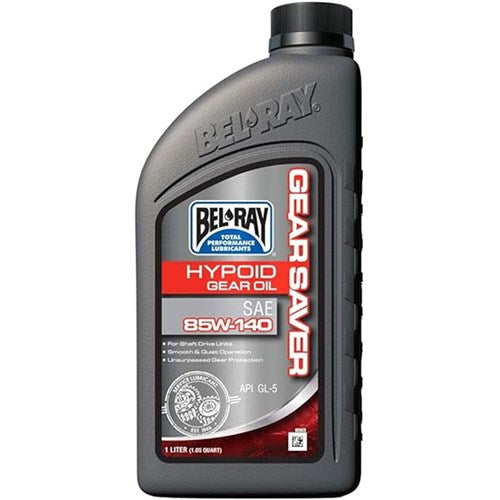 BELRAY GEAR SAVER HYPOID GEAR OIL 85W-140 1 LITRE (12 TO A BOX - 301707150160)