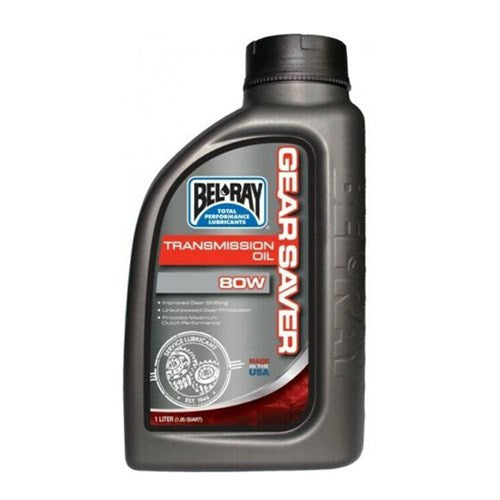 BELRAY GEAR SAVER TRANSMISSION OIL 80W 1 LITRE (12 TO A BOX - 301708150160)