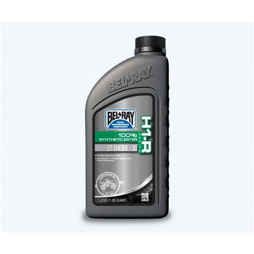 BELRAY H1-R SYNTHETIC ESTER 2T ENGINE OIL 1 LITRE (12 TO A BOX - 301407150160)