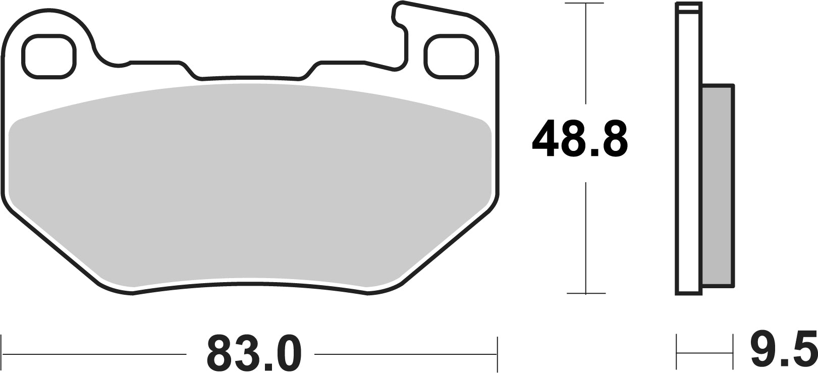 SBS FRICTION - Sinter Rear H-D Brake Pads - 993H.LS-