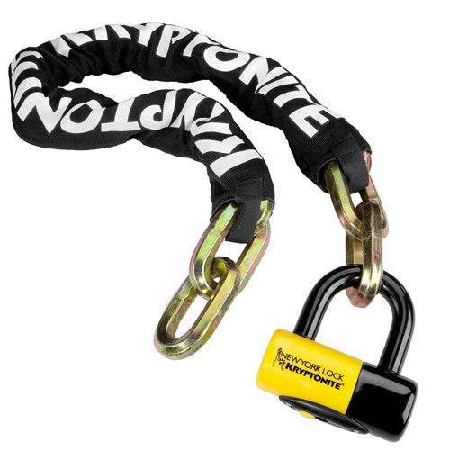 KRYPTONITE NEW YORK FAHGETTABOUDIT 1410 CHAIN W/15mm NY DISC LOCK 100cm 14mm (9US)