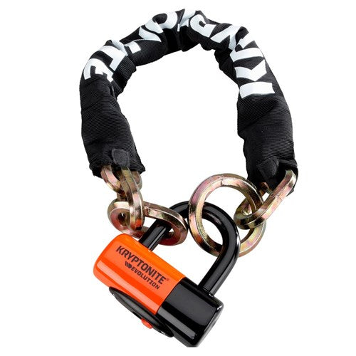 KRYPTONITE NEW YORK 1275 CINCH RING CHAIN W/14mm EV SERIES 4 DISC LOCK 75cm x 12mm (9US)