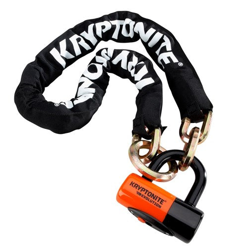 KRYPTONITE NEW YORK CINCH RING CHAIN 1213 W/14mm EV SERIES 4 DISC LOCK 130cm x 12mm (3C)