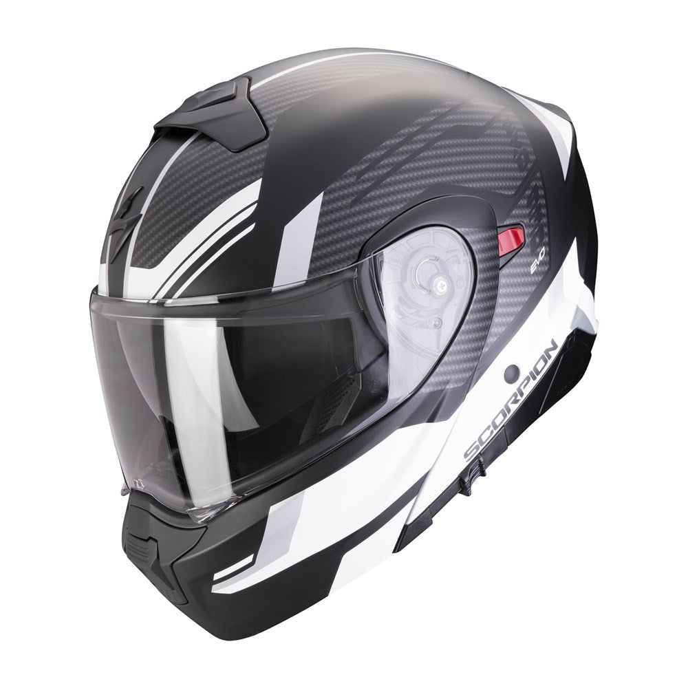 SCORPION EXO EXO-930 EVO SIKON - MATTE BLACK/SILVER/WHITE