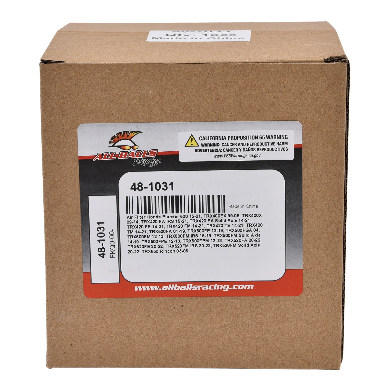 All Balls Racing Air Filter (48-1031)