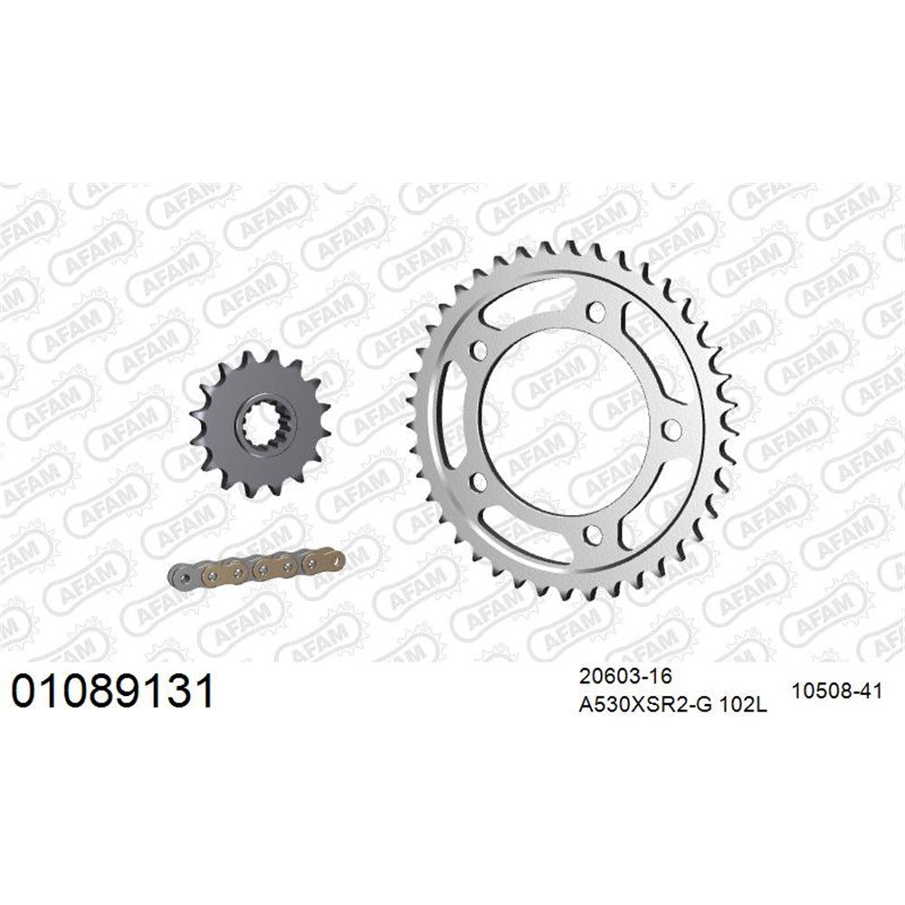 AFAM CHAIN SPROCKET KIT STEEL HONDA VTR 1000 FIRESTORM 1997-2006