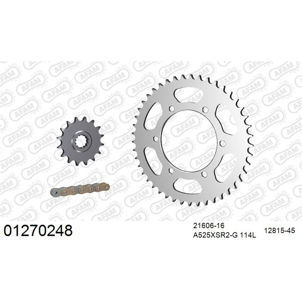 AFAM CHAIN SPROCKET KIT STEEL YAMAHA R6 2006-2022