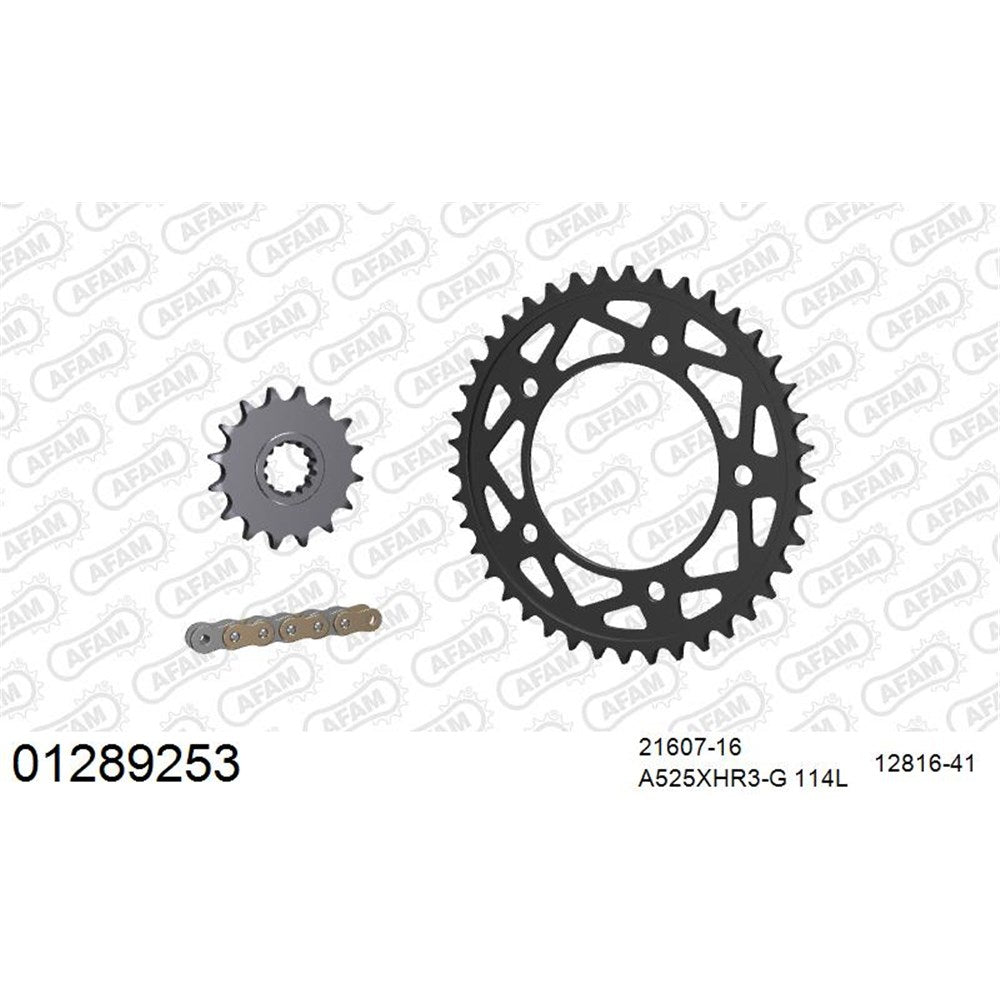 AFAM CHAIN SPROCKET KIT STEEL YAMAHA YZF-R1/ M 2015-2022 [SPC01]