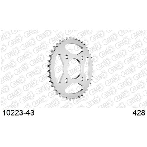 AFAM S43 428 HONDA REAR SPROCKET