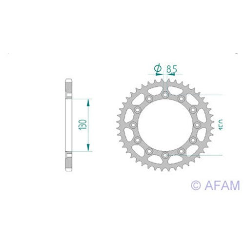 AFAM S51 520 YAMAHA ##SEE 12323-5