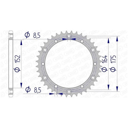 AFAM A42 520 YAMAHA TTR250 93_